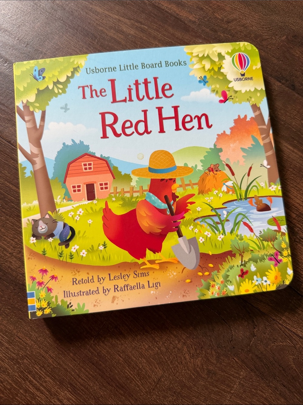 Usborne The Little Red Hen - Red Kids Board Book